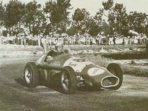 Froilán González y su Ferrari-Corvette